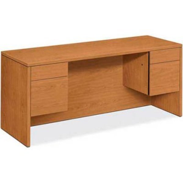 Hon HON® Credenza with Double Pedestal - 60"W x 24"D x 29-1/2"H - Harvest - 10500 Series HON10565CC